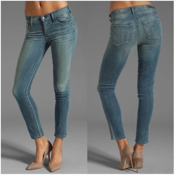 Citizens of Humanity Thompson Medium Rise Cropped Skinny Jeans 26 - Picture 1 of 13